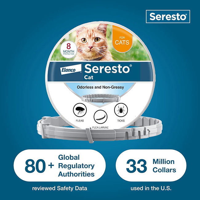 Elanco Seresto Flea & Tick Collar for Cats image number null