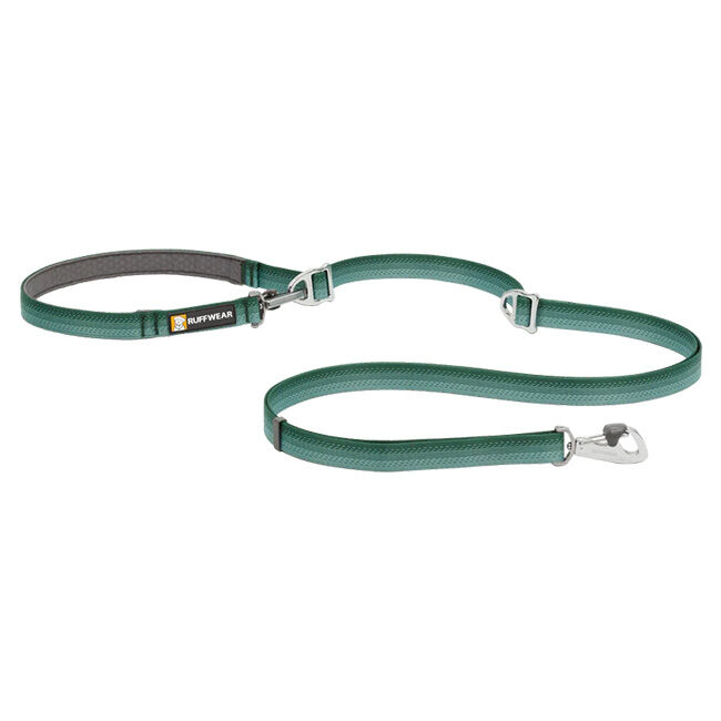 Ruffwear Switchbak Multi-Function Dog Leash - River Rock Green image number null
