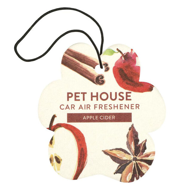 Pet House Candle Apple Cider Car Air Freshener image number null