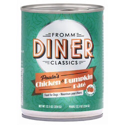Fromm Diner Classics Dog Food - Paula's Chicken & Pumpkin Pate - 12.5 oz