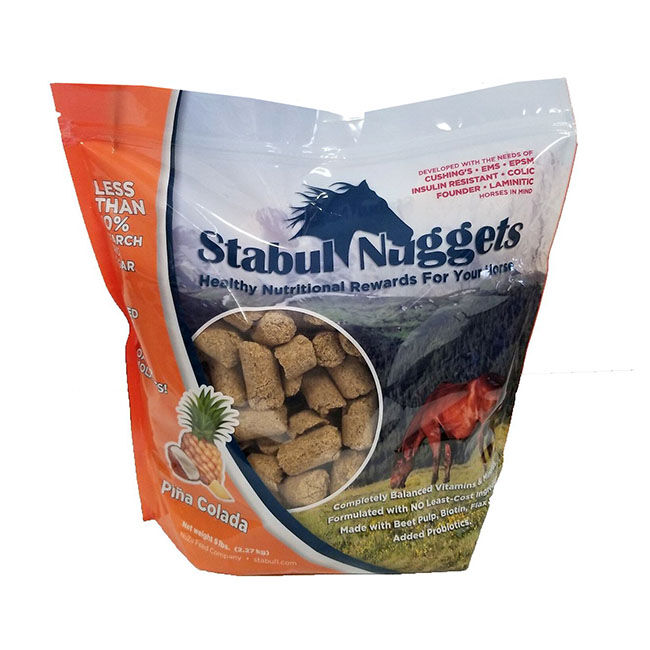 Stabul Nuggets Molasses-Free Horse Treats - Pina Colada - 5 lb image number null