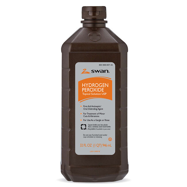 Swan 3% Clear Hydrogen Peroxide, 32oz image number null