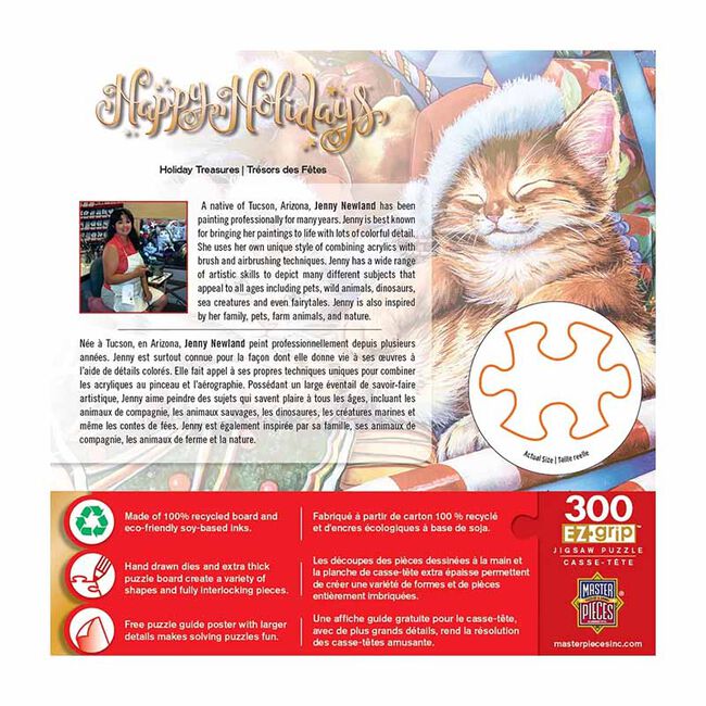 MasterPieces 300-Piece Happy Holidays Puzzle - Holiday Treasures image number null