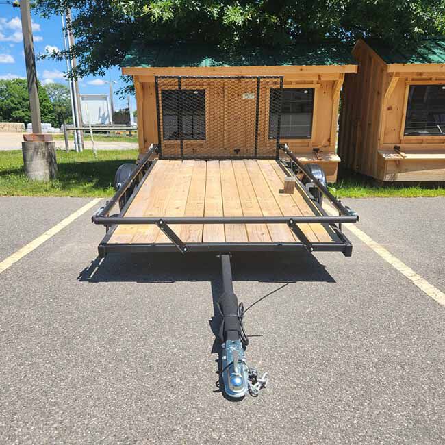 Karavan 5' x 8' Steel Utility Trailer with Slide Rail image number null