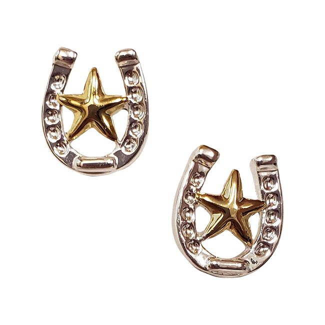 Montana Silversmiths Small Stars & Horseshoe Post Earrings image number null