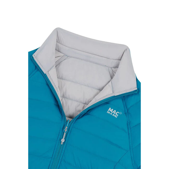 Mac in a Sac Women's Packable Down Jacket - Petrol/Soft Gray image number null