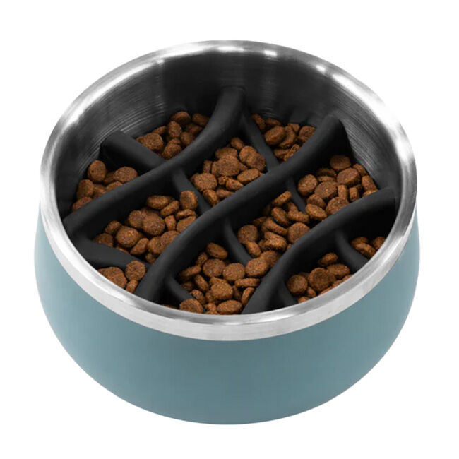 Ruffwear Basecamp Slow Feeder - Basalt Gray image number null