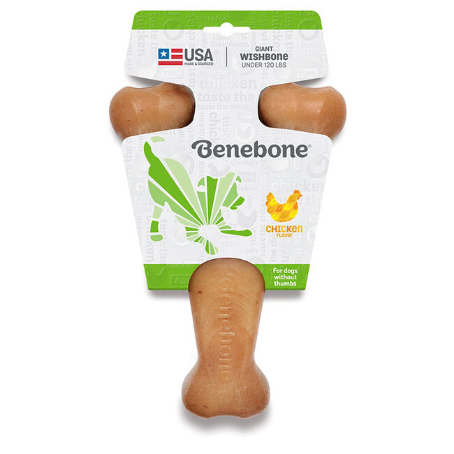 Benebone Wishbone Dog Chew - Chicken Flavor image number null