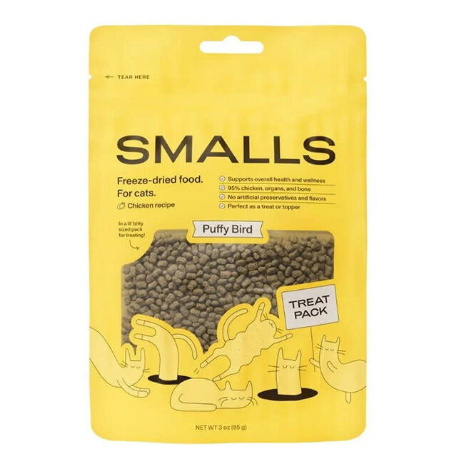 Smalls Puffy Freeze-Dried Cat Food - Chicken Recipe image number null