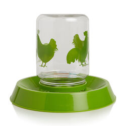 Lixit Chicken Feeder or Waterer with Reversible Base - 64 oz