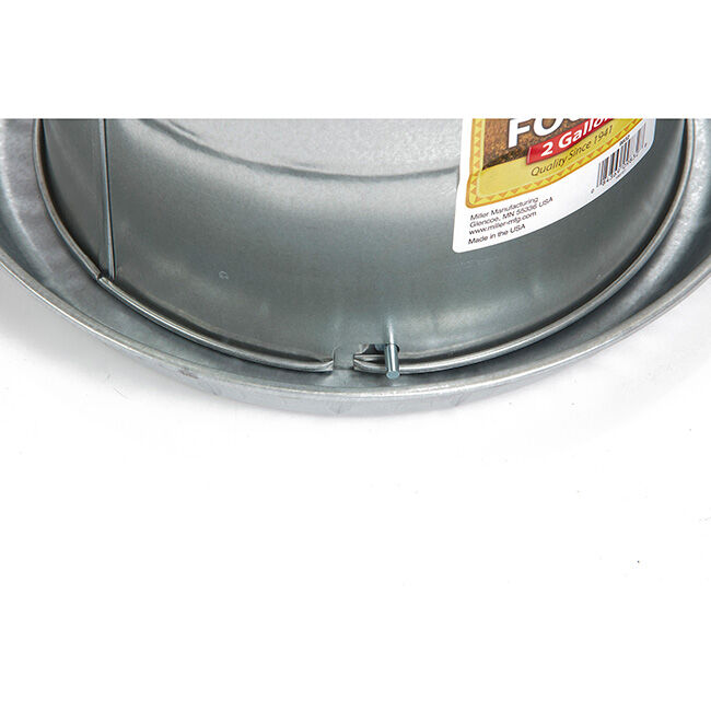 Little Giant Double Wall Metal Poultry Fount - 2-Gallon Capacity image number null