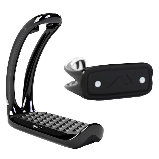 Ophena S Pro Magnetic Safety Stirrups - Onyx Black image number null