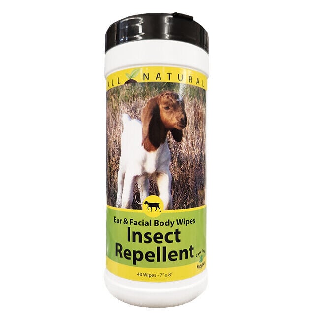 CareFree Enzymes Goat Insect Repellent Wipes - 40-Count image number null