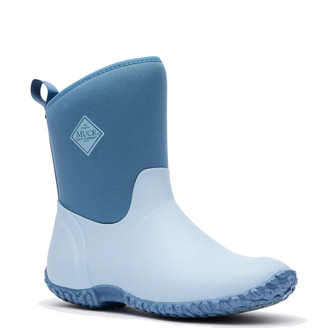 Muck Boot Company Women's Muckster II Mid Boot - Blue Quilt Floral image number null