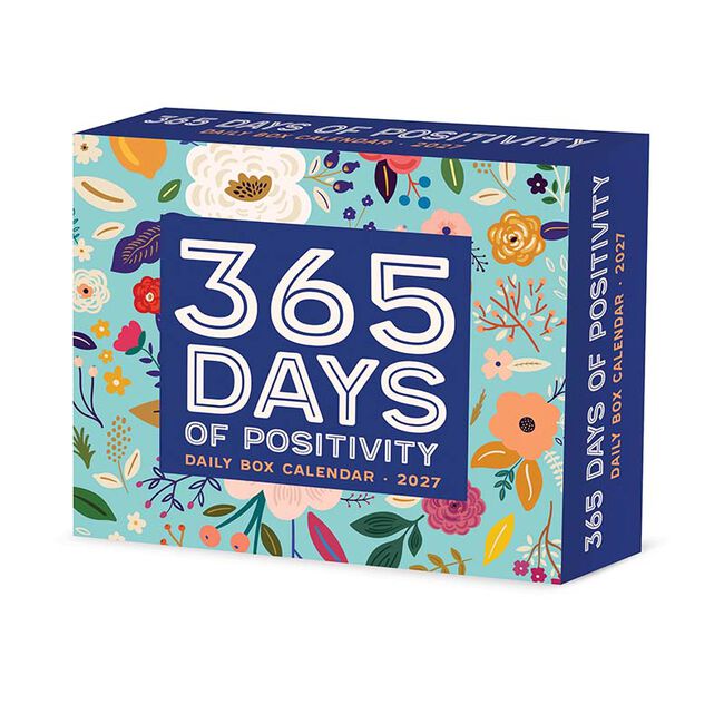 Willow Creek Press Box Calendar - 365 Days of Positivity - 2027 image number null