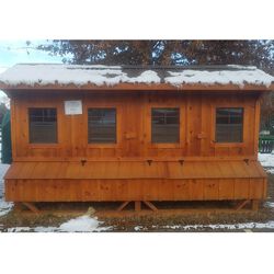 Amish Built Chicken Coops 6' x 13' Chicken Coop with 3' Storage Room