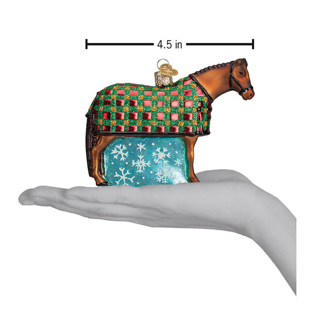 Old World Christmas Snowflake Horse Ornament image number null