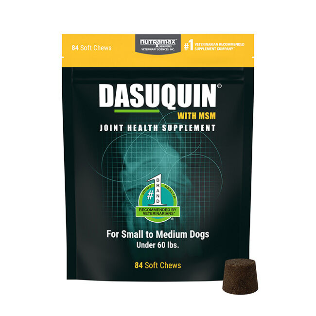 Nutramax Dasuquin for Small to Medium Dogs, Joint Health Supplement, Contains Glucosamine for Dogs, Plus Chondroitin, ASU, MSM and More, Supports Healthy Joints, Soft Chews image number null