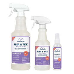 Wondercide Flea & Tick Spray for Pets & Home with Natural Essential Oils - Rosemary Scent