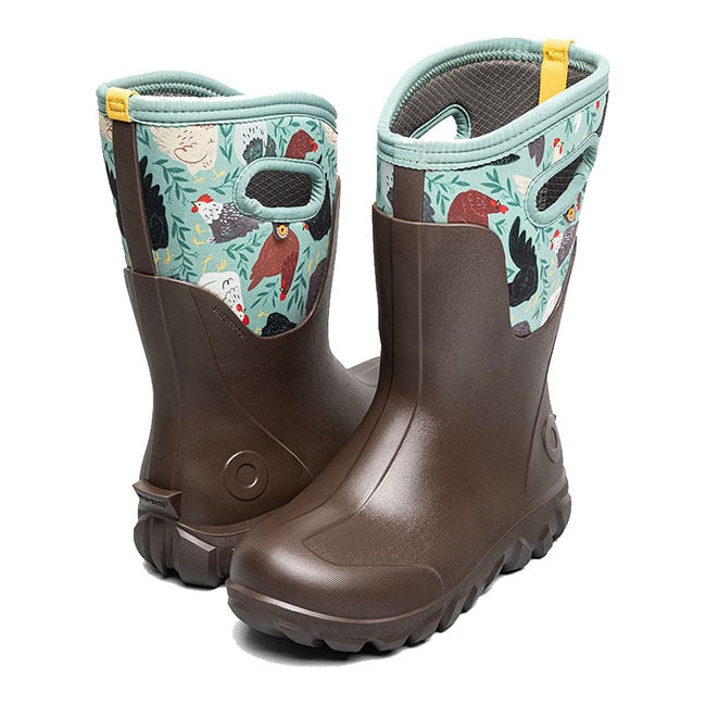 BOGS Women's Classic Seamless Mid Boots - Chicken Party image number null