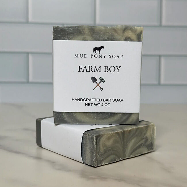 Grey Horse Candle Company Mud Pony Soap - Farm Boy image number null