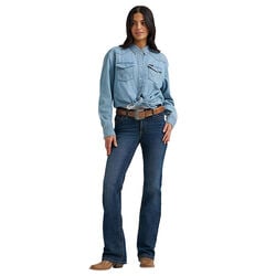 Wrangler Women's Ultimate Riding Jean Willow Mid-Rise Bootcut - Lovette