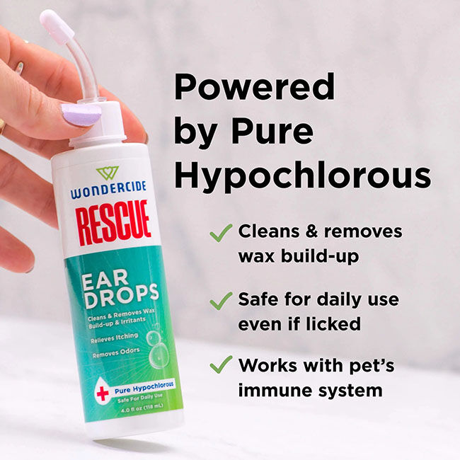 Wondercide RESCUE Ear Drops for Dogs & Cats image number null