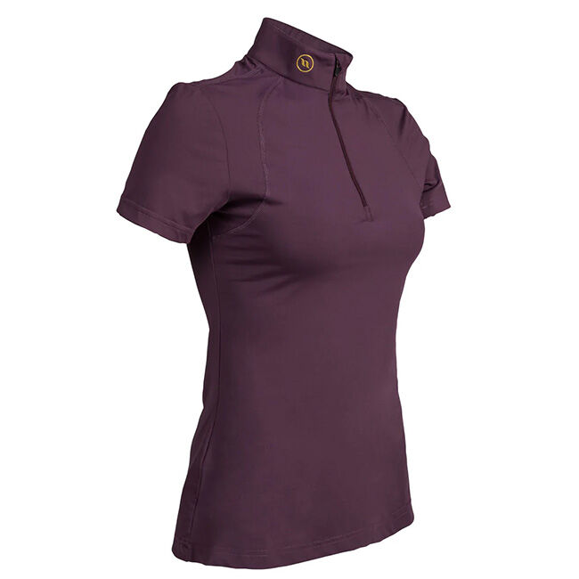 Back on Track Women's Inez Short Sleeve Top - Plum image number null