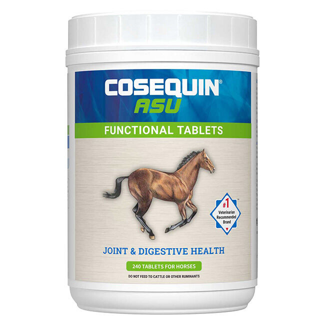 Nutramax Laboratories Cosequin ASU Functional Tablets for Horses - Joint & Digestive Health - 240 Tablets image number null