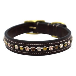 KL Select Crystal Dog Collar - Peaches & Creams