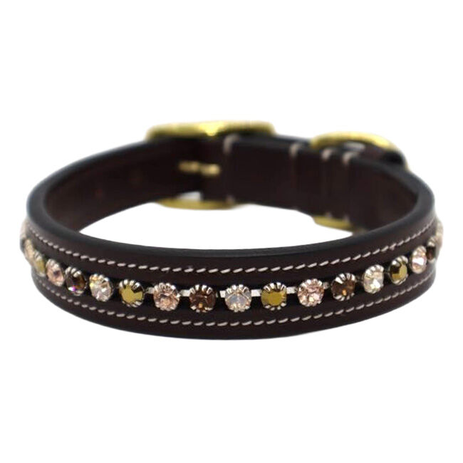 KL Select Crystal Dog Collar - Peaches & Creams image number null