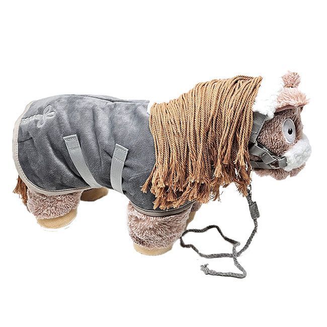 Crafty Ponies Toy Deluxe Fleece Show Rug Set - Gray image number null
