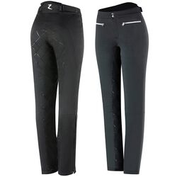 Horze Women's Adeline Silicone Insulated Breech - Black
