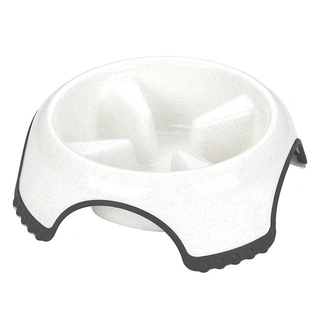 JW Pet Skid Stop Slow Feed Bowl - Assorted Colors image number null