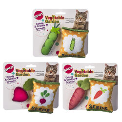 Spot Vegetable Garden Cat Toys - 2-Pack - Assorted Designs
