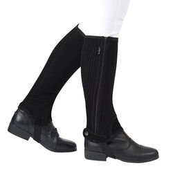 Dublin Kids' Easy-Care Half Chaps - Black