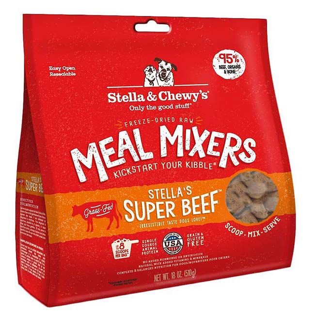 Stella & Chewy's Super Beef Freeze-Dried Meal Mixer Dog Food  image number null
