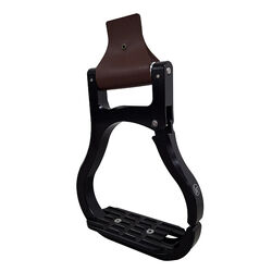 Tech Stirrups Innova Riding Wild Balance Western Straight Safety Stirrups - Black