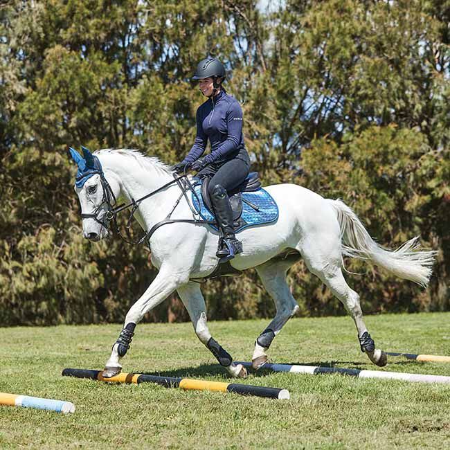 WeatherBeeta Prime Marble Shimmer Jump Saddle Pad image number null