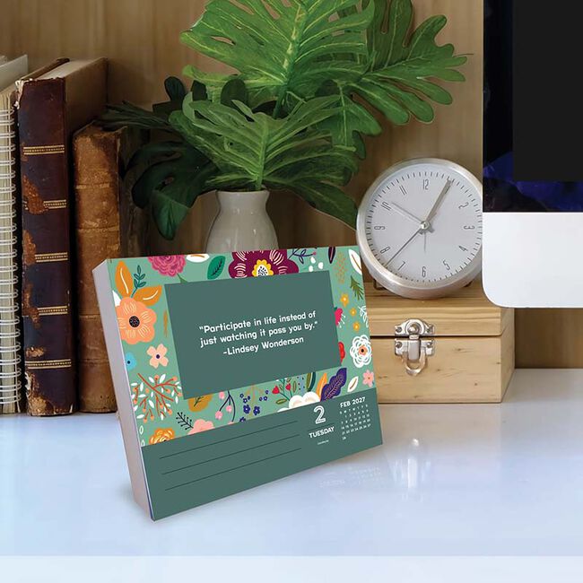 Willow Creek Press Box Calendar - 365 Days of Positivity - 2027 image number null