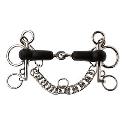 Korsteel Rubber Mouth Tom Thumb Pelham Bit