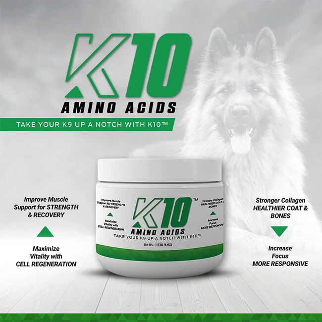 K10 Amino Acids Supplement for Dogs - 173 g image number null