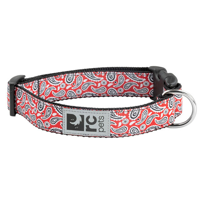 RC Pets Clip Dog Collar - Rebel Red image number null