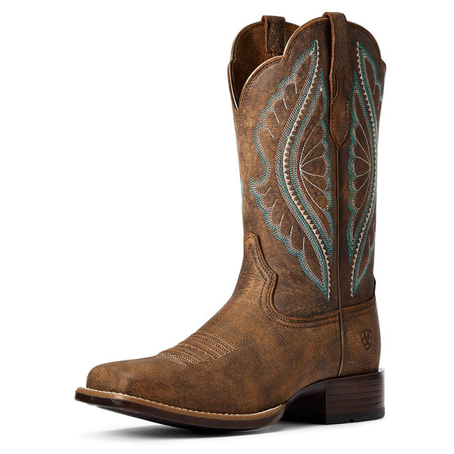 Ariat Women's PrimeTime Western Boot - Tack Room Brown image number null