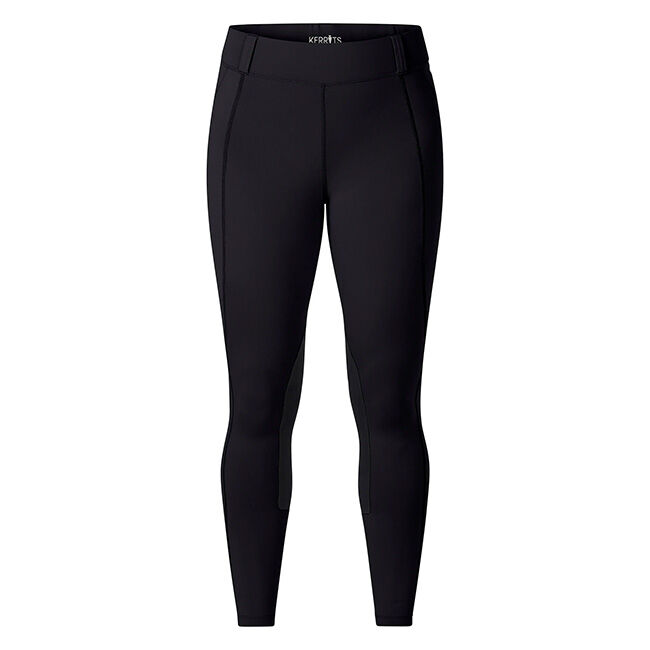 Kerrits Women's Performance Knee Patch Pocket Riding Tight - Black image number null