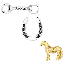 Montana Silversmiths AQHA Enjoy the Ride Pins - Set of 3