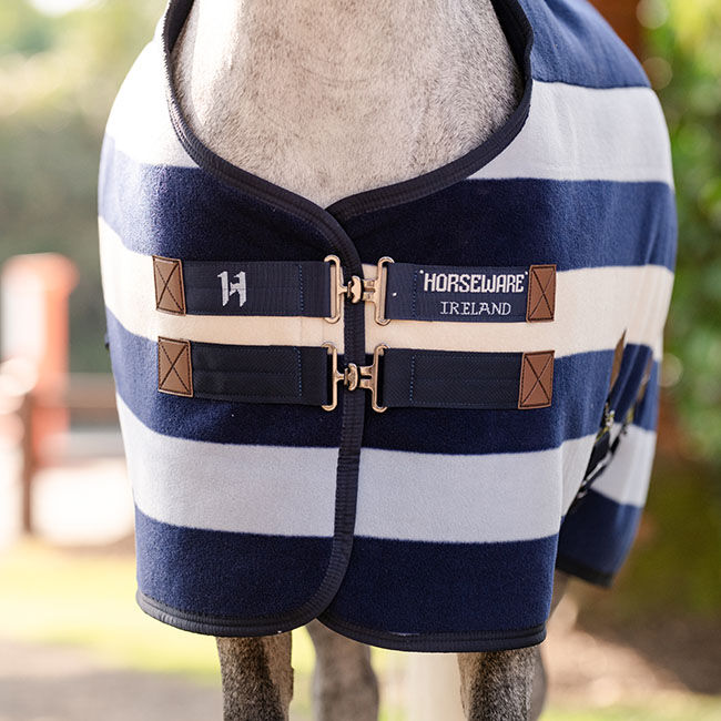 Horseware Newmarket Pony Fleece Cooler - Witney Navy image number null