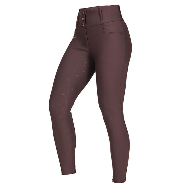 Shires Aubrion Women's Equestrian Breeches - Espresso image number null