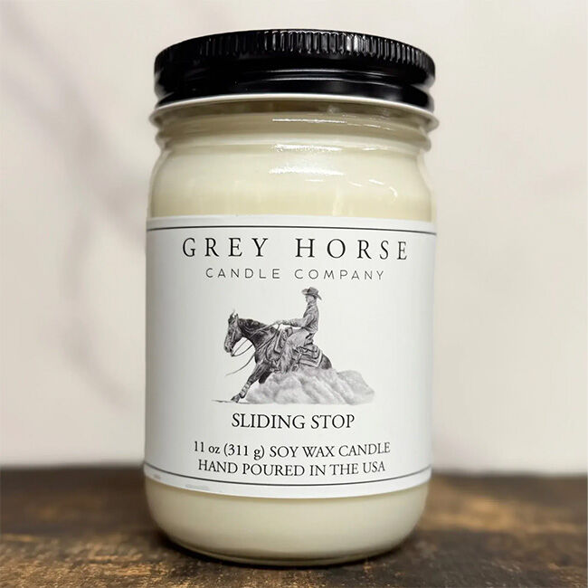 Grey Horse Candle Company Trot it Forward Soy Wax Candle - Sliding Stop image number null