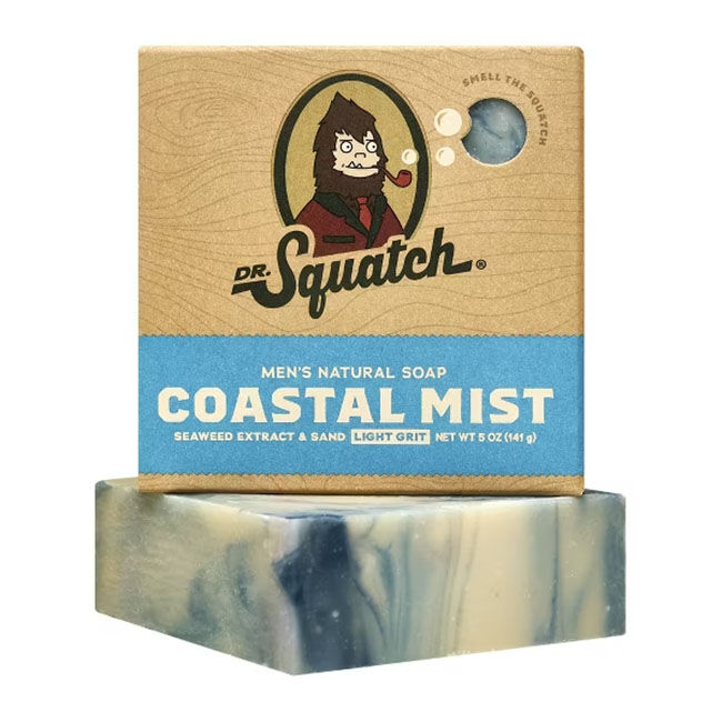 Dr. Squatch Men's Natural Soap - Coastal Mist - 5 oz image number null
